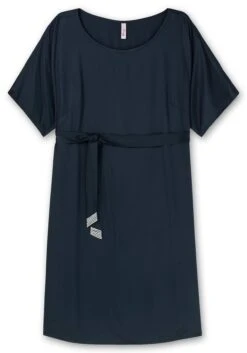 Sheego Kleid Mit Bindegürtel, Aus Viskose-Twill -Sheego Verkaufe 15010300035 04U7I 00 SH