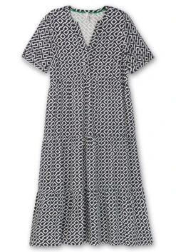 Sheego Maxikleid Mit Alloverprint Und Stufenvolants -Sheego Verkaufe 15023301487 04USS 00 SH