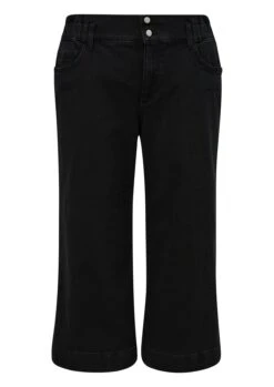 Triangle Jeans-Culotte Mit Elastischem Bund