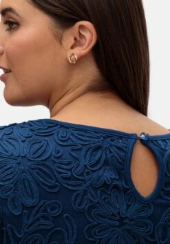 Sheego Cocktailkleid Mit Zierbortenstickerei Am Oberteil -Sheego Verkaufe 15034200025 04UTI 02 SH