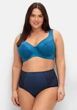 Sheego Bügel-BH Aus Floraler Spitze, Mit Seitenstützen -Sheego Verkaufe 15041700025 04URV 02 SH