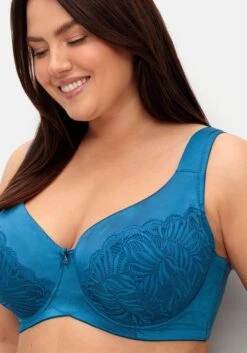 Sheego Bügel-BH Aus Floraler Spitze, Mit Seitenstützen -Sheego Verkaufe 15041700025 04URZ 02 SH