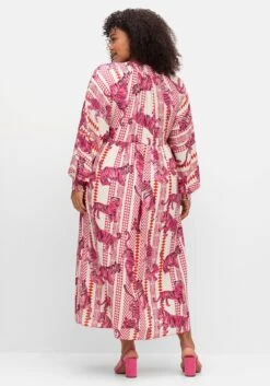 Maxikleid Mit Alloverdruck, In Satin-Qualität -Sheego Verkaufe 15043300433 04S4Y 01 SH
