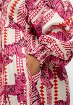 Maxikleid Mit Alloverdruck, In Satin-Qualität -Sheego Verkaufe 15043300433 04S50 02 SH