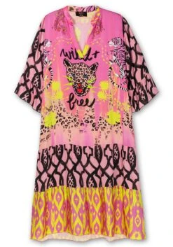 Stufiges Maxikleid Mit Alloverdruck, Aus Viskose-Satin -Sheego Verkaufe 15043400433 04S7K 00 SH