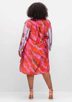 Kurzes Hemdblusenkleid Mit Alloverdruck -Sheego Verkaufe 15044700433 04WME 02 SH