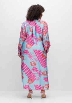 Maxikleid Aus Viskosesatin, Mit Seitlichen Taschen -Sheego Verkaufe 15044900433 04WLZ 00 SH