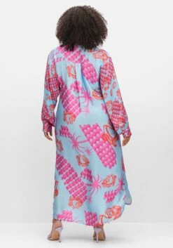 Maxikleid Aus Viskosesatin, Mit Seitlichen Taschen -Sheego Verkaufe 15044900433 04WLZ 01 SH