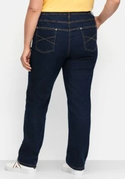 Sheego Gerade Stretch-Jeans Mit Komfortbund -Sheego Verkaufe 15076700330 04VD4 03 SH